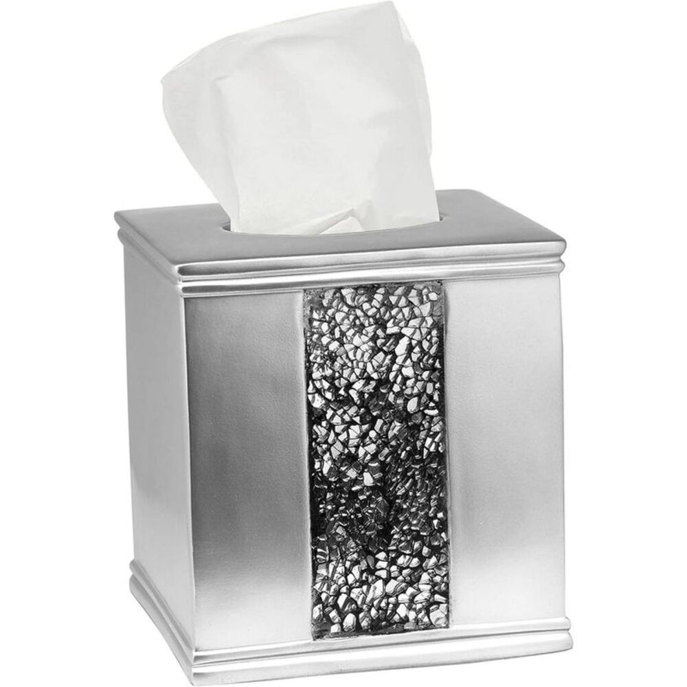 Popular Bath Silver Sinatra Bath Decor Accessories, Premium, Durable, Acrylic